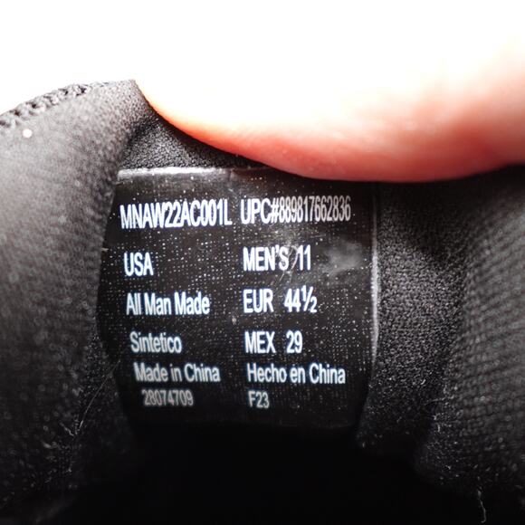 Athletic Works Mens Size 11 Black Core Joggers Memory Foam Casual Sneakers NWT - Picture 7 of 8